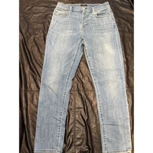 7 For All Mankind‎ Josefina Jeans Size 27 Straight Leg Button Fly READ